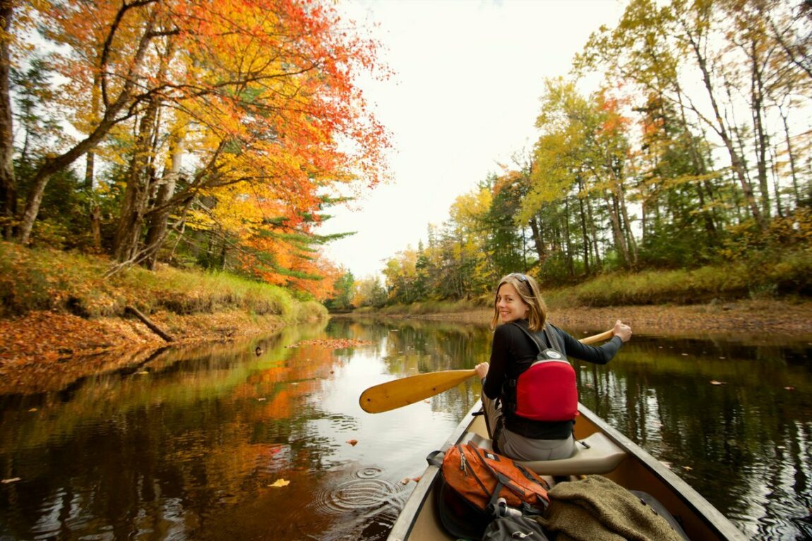Musquodoboit River Canoeing in Fall medium